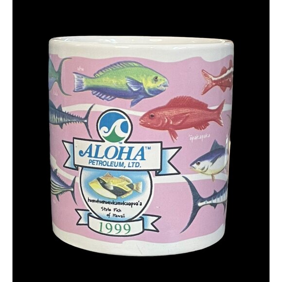 Rare 1999 Aloha Petroleum LTD Limited Edition Marine Life Mug Designed in Hawaii - Picture 1 of 9